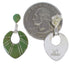 Turquoise Inlay And Sterling Silver Earrings EX31504